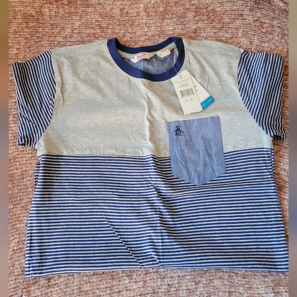 New Boys Original Penguin Short Sleeve T-Shirt
